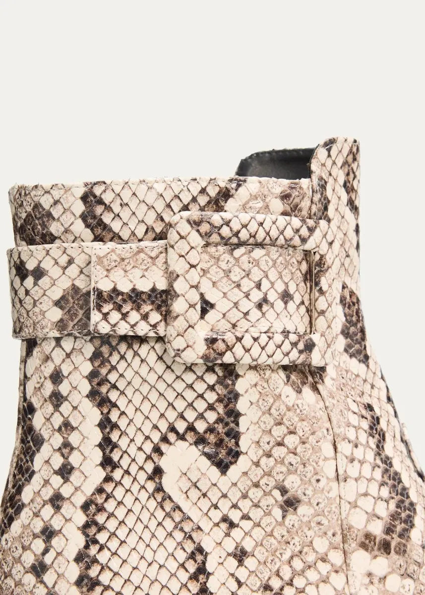 Roger Vivier 45mm Tres Vivier Snake-Printed Leather Ankle Boots | Thumbnail 5 Roger Vivier 45mm Tres Vivier Snake-Printed Leather Ankle Boots | Thumbnail 5