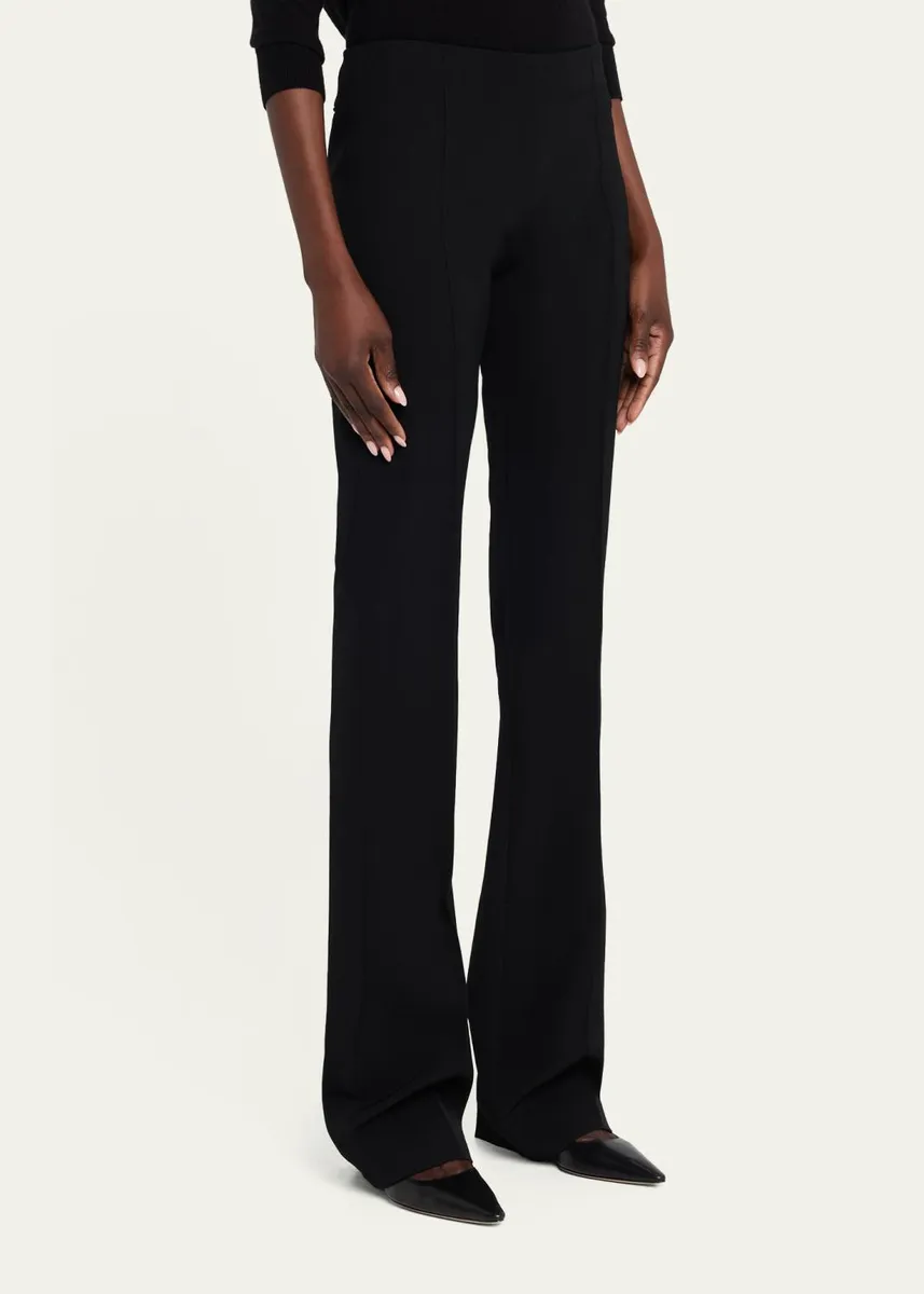 The Row Fabien Silk Twill Bootcut Pants | Thumbnail 4