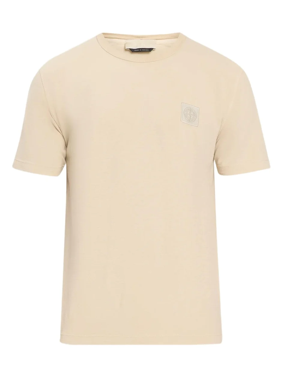 Stone Island Men's Jersey Compass-Patch Crewneck T-Shirt