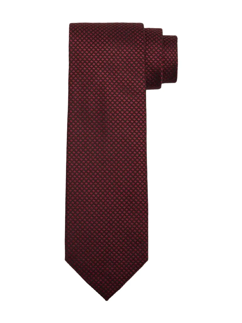 Men's Micro-Cross Silk Tie