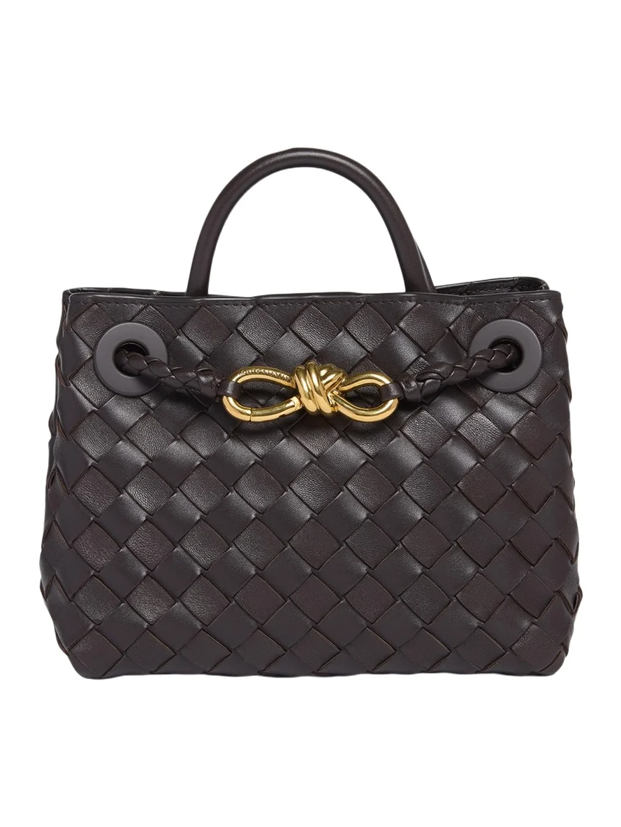 Andiamo Mini Leather Top-Handle Bag