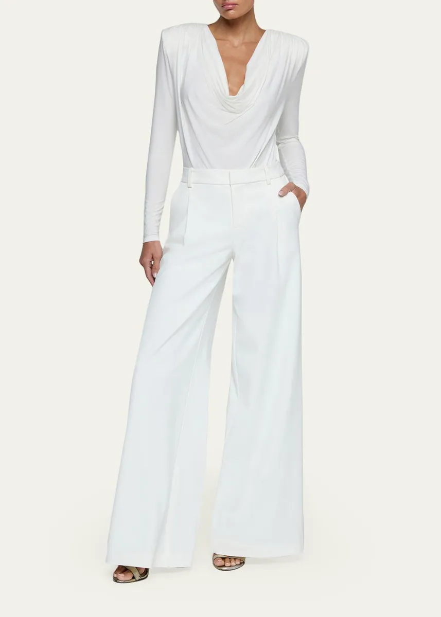 L'Agence Allanah Wide-Leg Trousers | Thumbnail 2