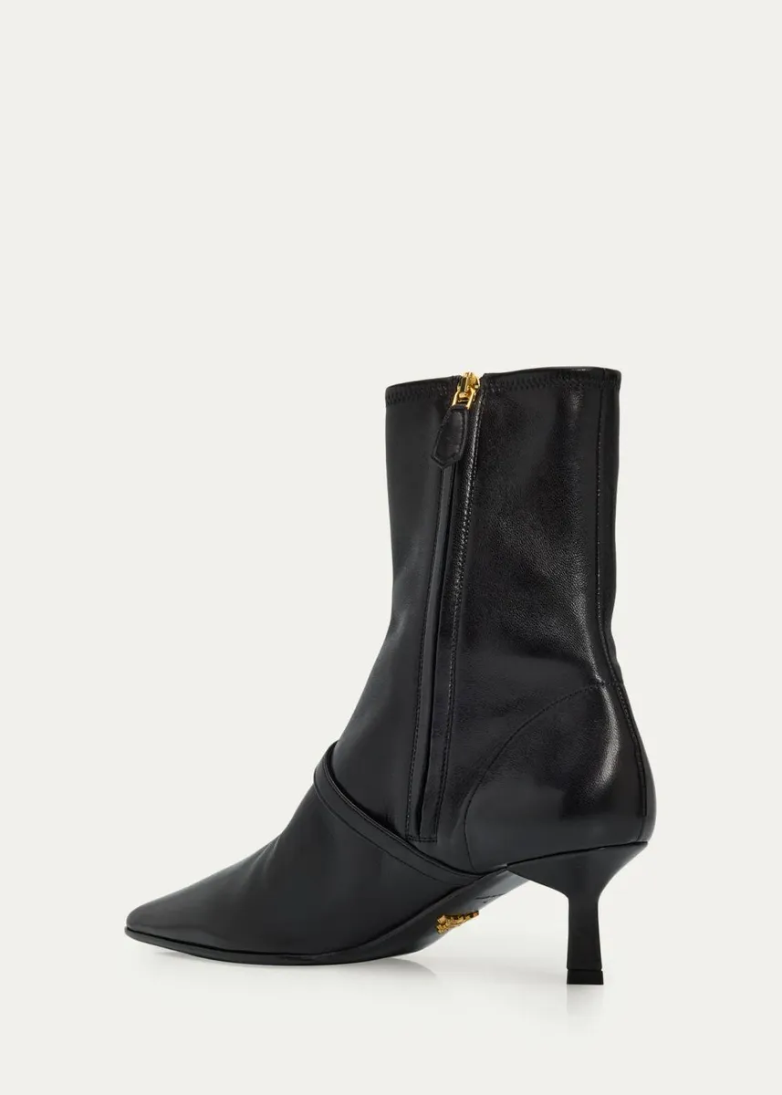 Prada 55mm Stivaletti Leather Ankle Booties | Thumbnail 4