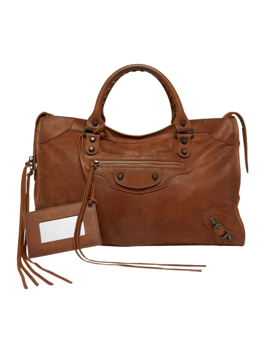 Le City Medium Leather Tote Bag Le City Medium Leather Tote Bag