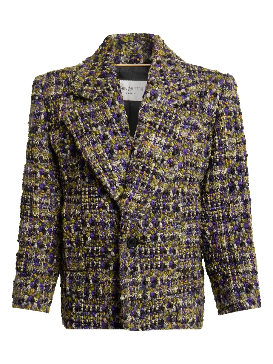 Tweed Single-Breasted Jacket Tweed Single-Breasted Jacket