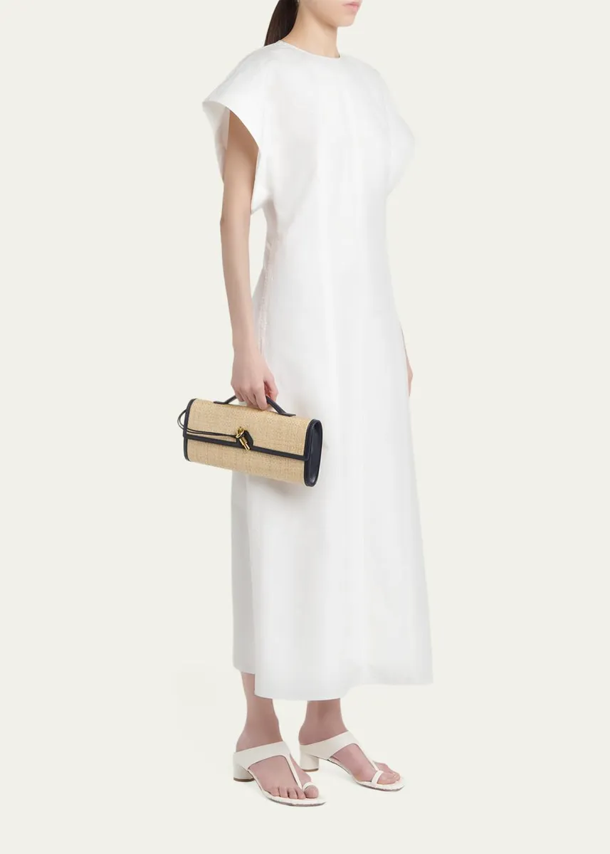 Bottega Veneta Andiamo Woven Raffia Clutch Bag | Thumbnail 5
