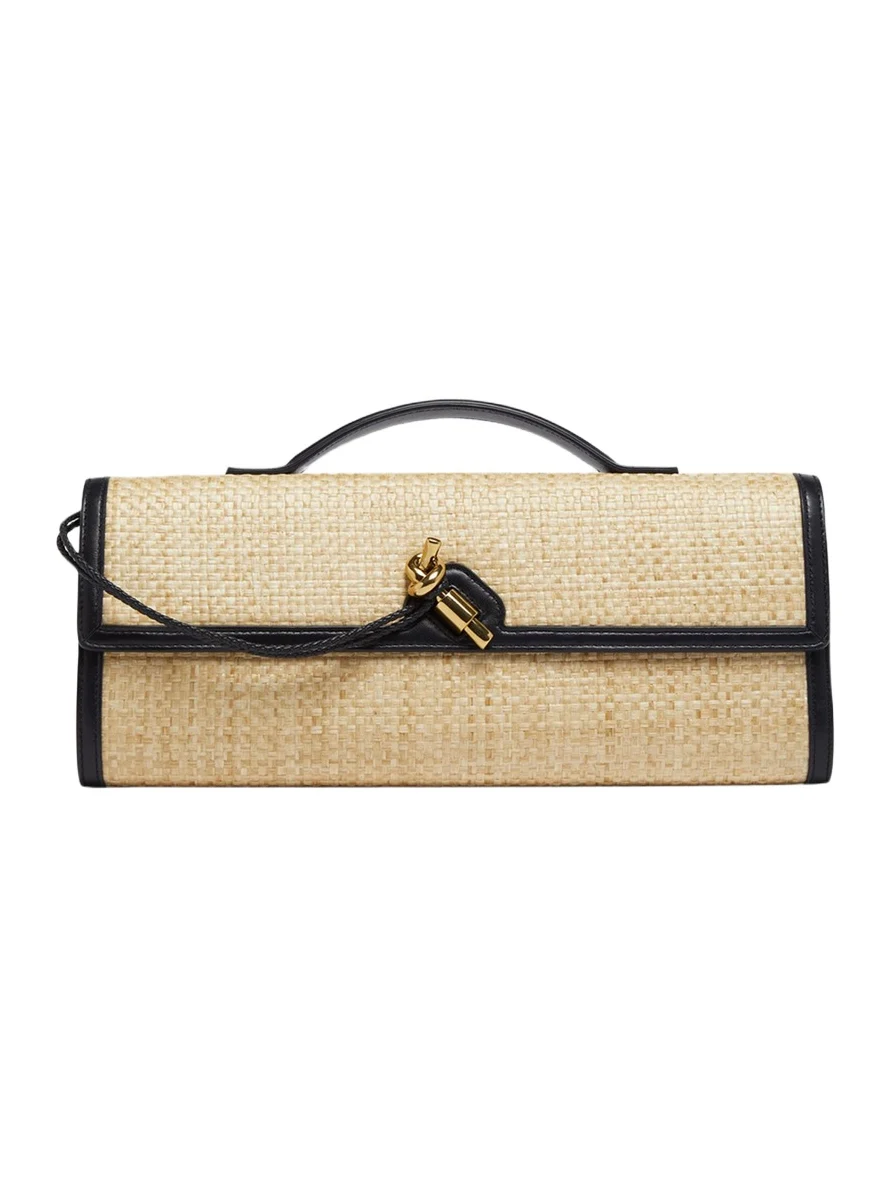 Andiamo Woven Raffia Clutch Bag Andiamo Woven Raffia Clutch Bag