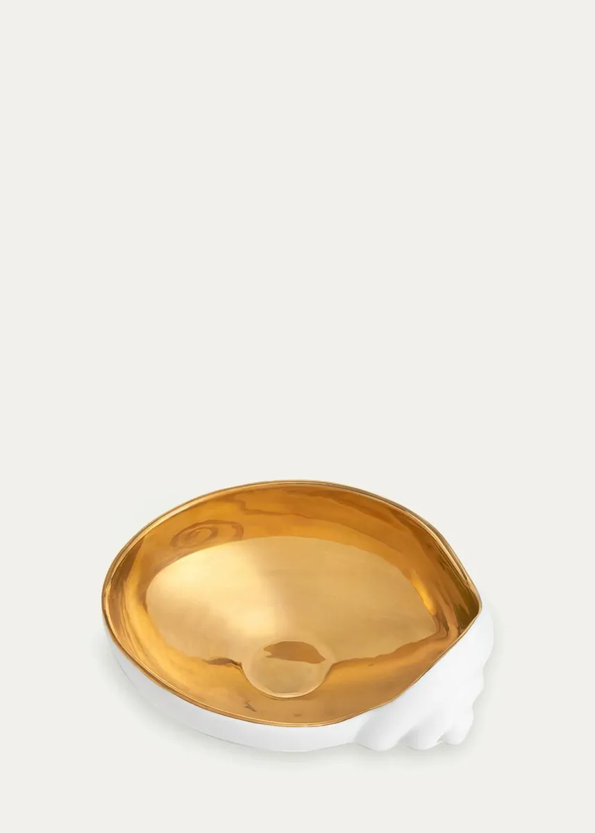 L'Objet x Jessica McCormack Shell 24K Gold-Plated Bowl, Small | Thumbnail 4 L'Objet x Jessica McCormack Shell 24K Gold-Plated Bowl, Small | Thumbnail 4