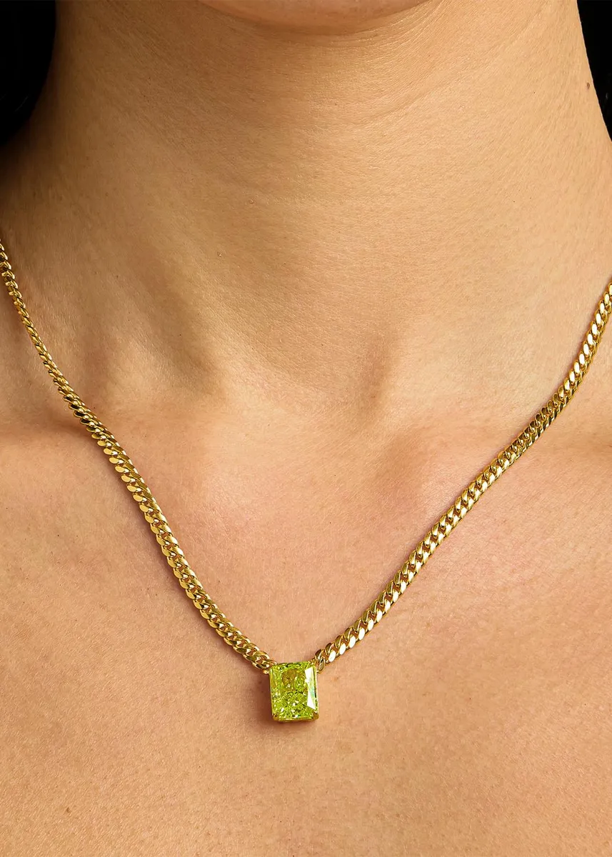 Nickho Rey Jacques 14K Gold Vermeil Cubic Zirconia Necklace | Thumbnail 2 Nickho Rey Jacques 14K Gold Vermeil Cubic Zirconia Necklace | Thumbnail 2
