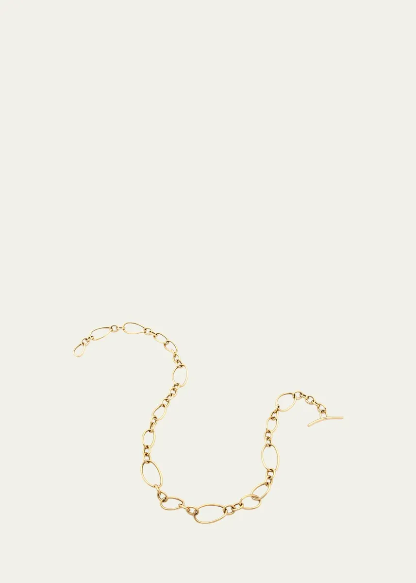 FARAONE MENNELLA by R.F.M.A.S. 18K Yellow Gold Petite Stella Chain Necklace, 17.5"L | Thumbnail 2