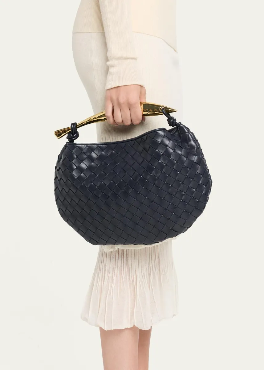 Bottega Veneta Sardine Leather Top-Handle Bag | Thumbnail 2 Bottega Veneta Sardine Leather Top-Handle Bag | Thumbnail 2