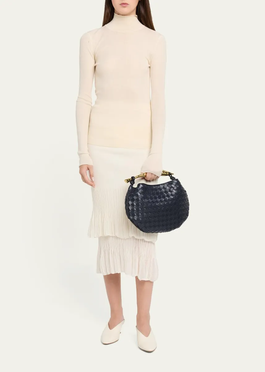 Bottega Veneta Sardine Leather Top-Handle Bag | Thumbnail 5 Bottega Veneta Sardine Leather Top-Handle Bag | Thumbnail 5