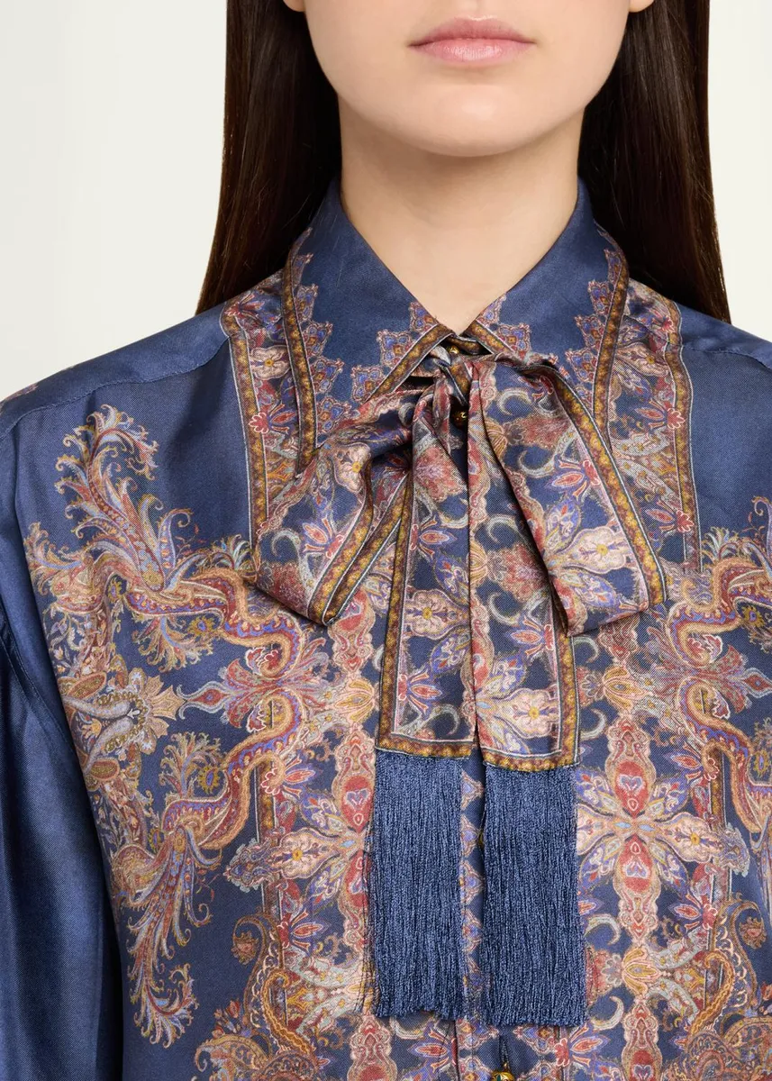 Zimmermann Valiant Relaxed Silk Shirt | Thumbnail 5
