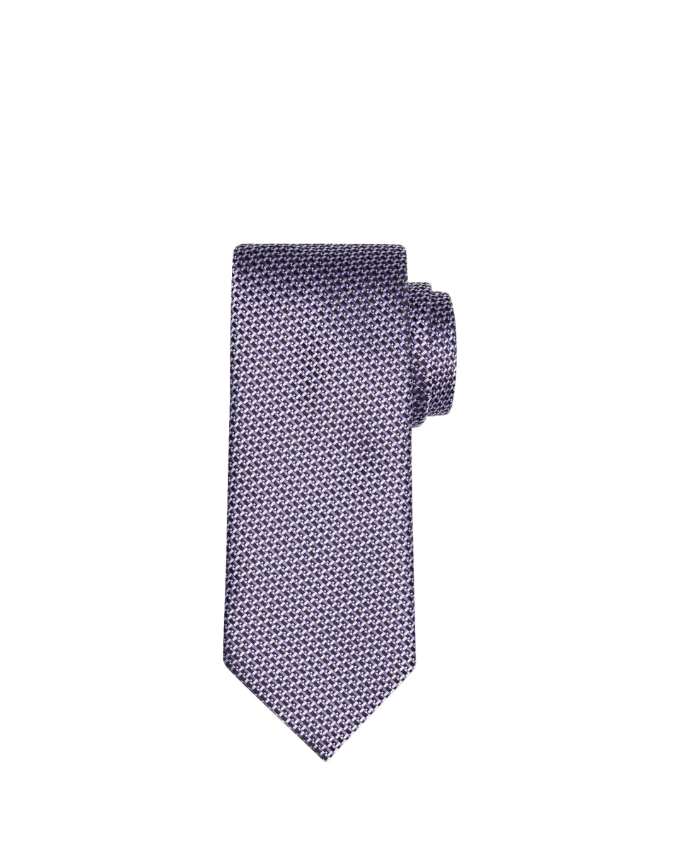 Tom Ford Men's Linen Jacquard Tie | Thumbnail 2