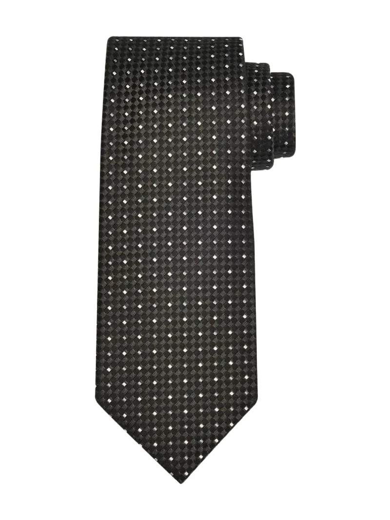 Men's Micro-Jacquard Silk Tie