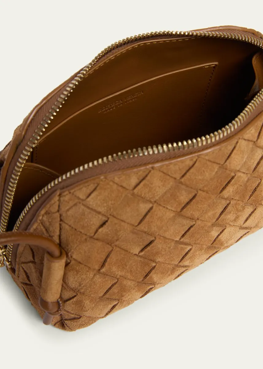 Bottega Veneta Concert Pouch Intrecciato Suede Crossbody Bag | Thumbnail 4 Bottega Veneta Concert Pouch Intrecciato Suede Crossbody Bag | Thumbnail 4