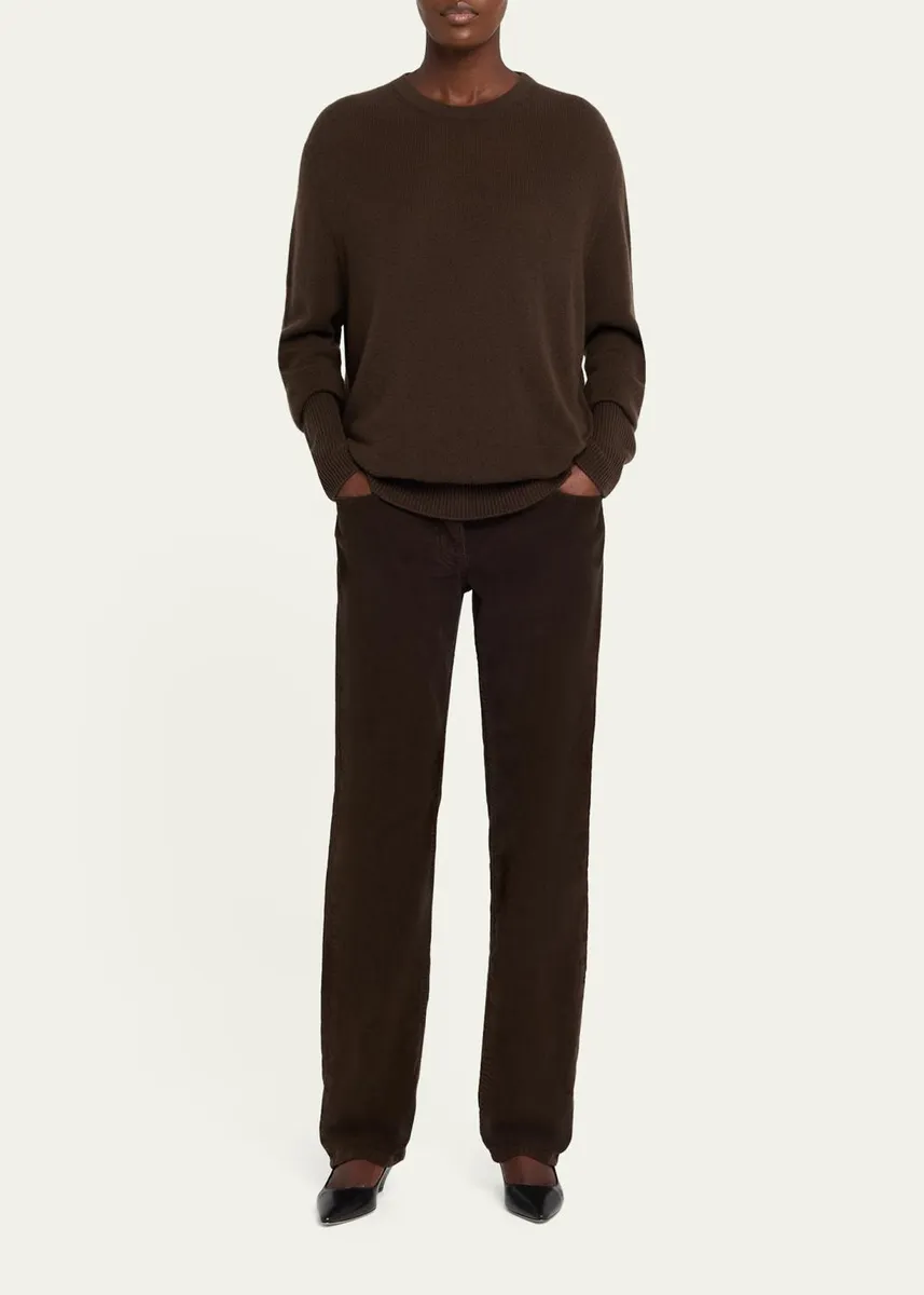 The Row Frava Corduroy Straight-Leg Pants | Thumbnail 2