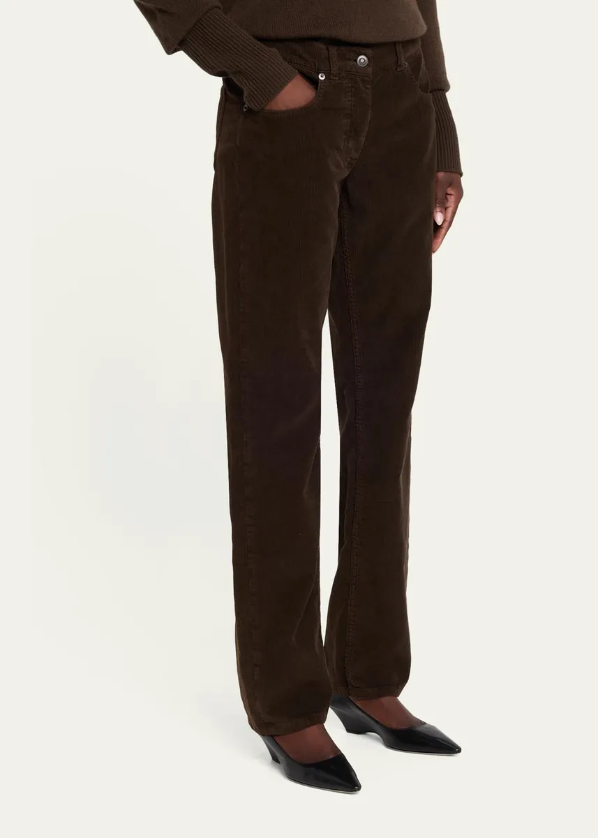 The Row Frava Corduroy Straight-Leg Pants | Thumbnail 4