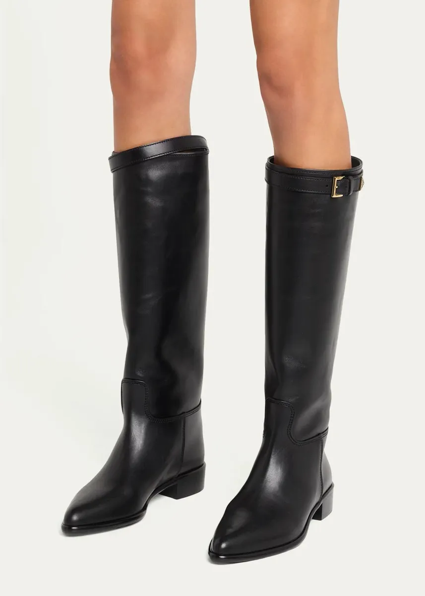 Prada 30mm Stivali Leather Riding Boots | Thumbnail 2