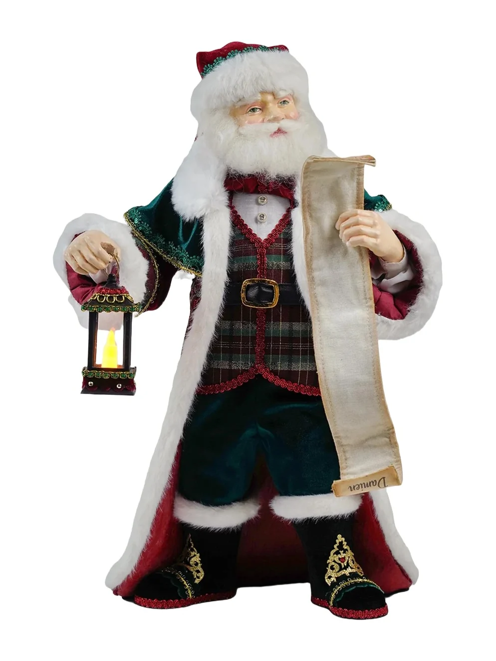 Katherine 's Collection Timeless Tidings Christopher Santa Tabletop