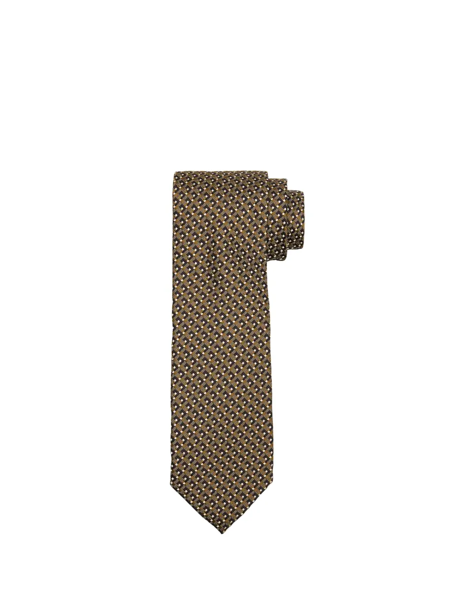 Tom Ford Men's Check Square Dot Silk Tie | Thumbnail 2 Tom Ford Men's Check Square Dot Silk Tie | Thumbnail 2