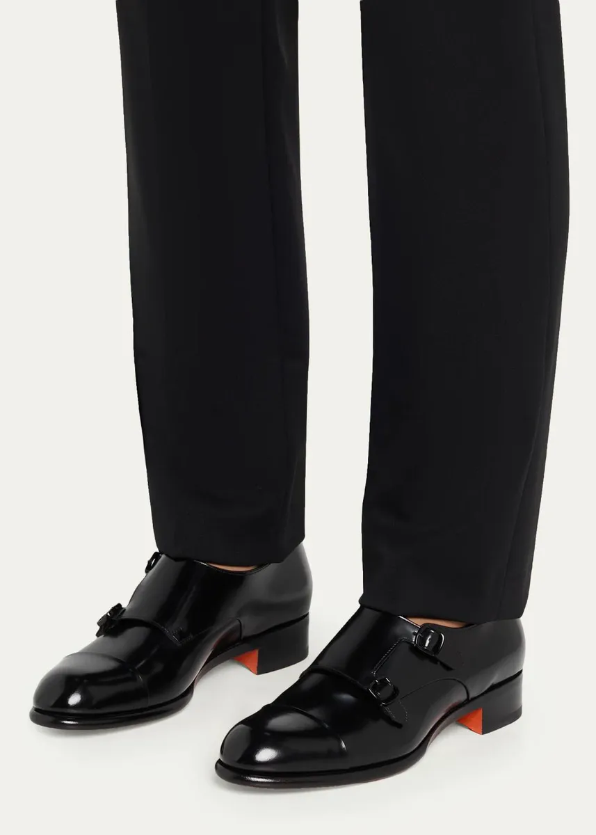 Santoni 10MM Leather Loafers | Thumbnail 2 Santoni 10MM Leather Loafers | Thumbnail 2