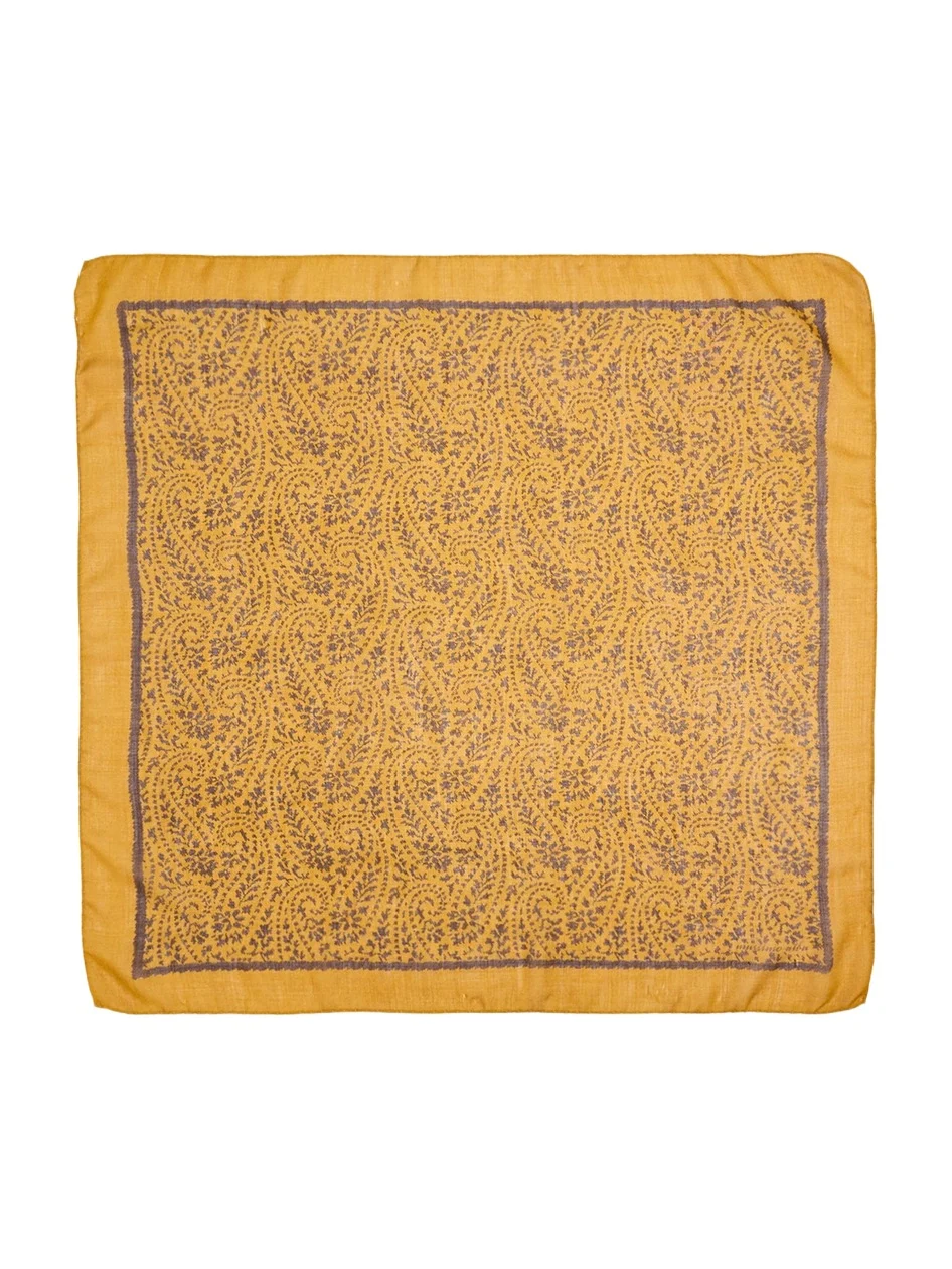 Massimo Alba Men's Cashmere-Silk Paisley Handkerchief