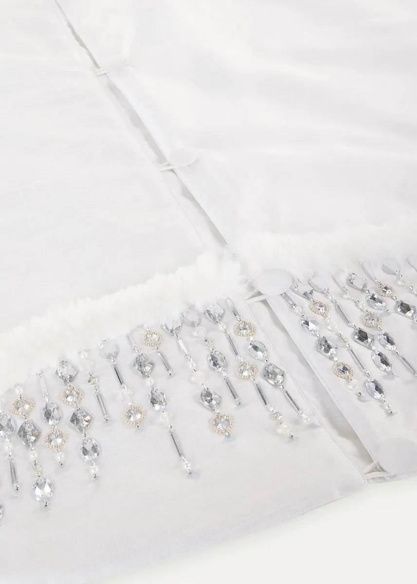 Kim Seybert Crystal Drops Tree Skirt | Thumbnail 2 Kim Seybert Crystal Drops Tree Skirt | Thumbnail 2