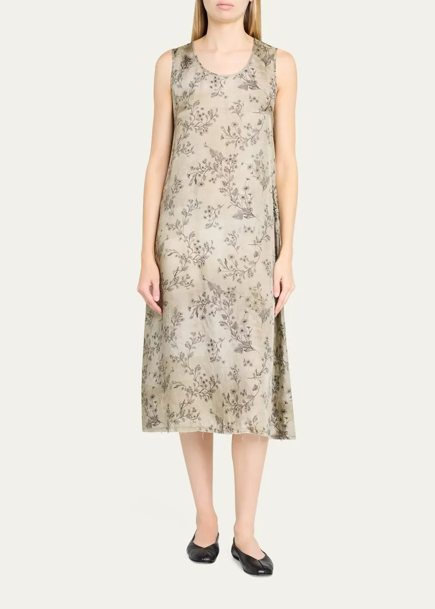 R13 Floral Sleeveless Midi Dress | Thumbnail 2 R13 Floral Sleeveless Midi Dress | Thumbnail 2