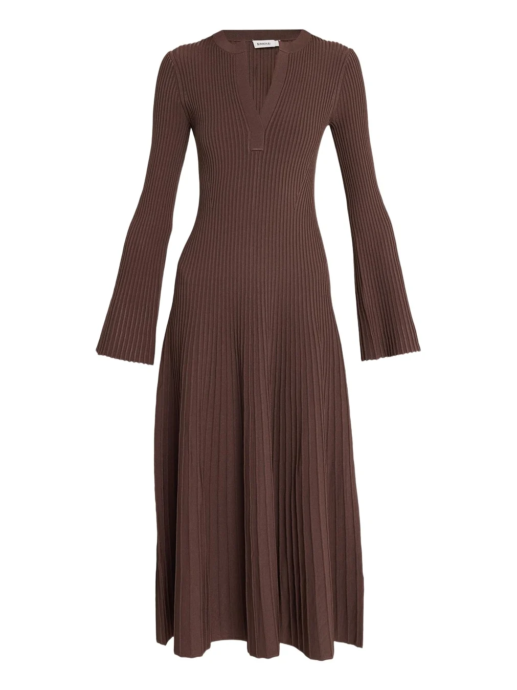 Genna Ribbed Midi Dress