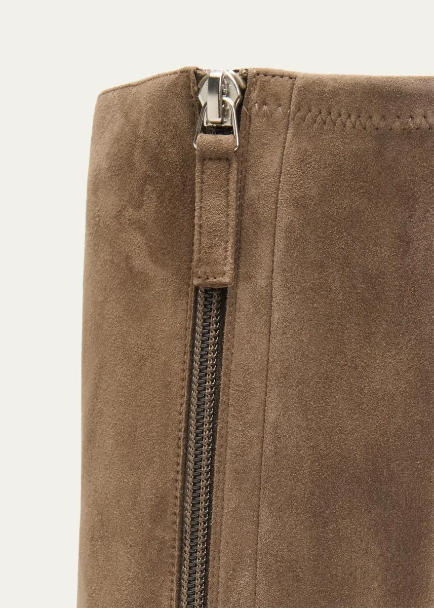 Manolo Blahnik 70mm Pitana Suede Knee-High Boots | Thumbnail 3 Manolo Blahnik 70mm Pitana Suede Knee-High Boots | Thumbnail 3