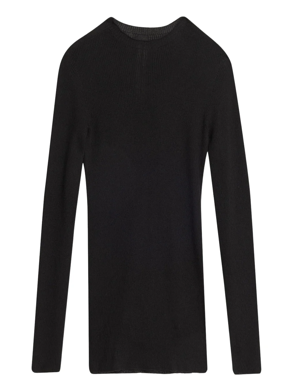 Rick Owens Men's Wool Rib Crewneck Sweater
