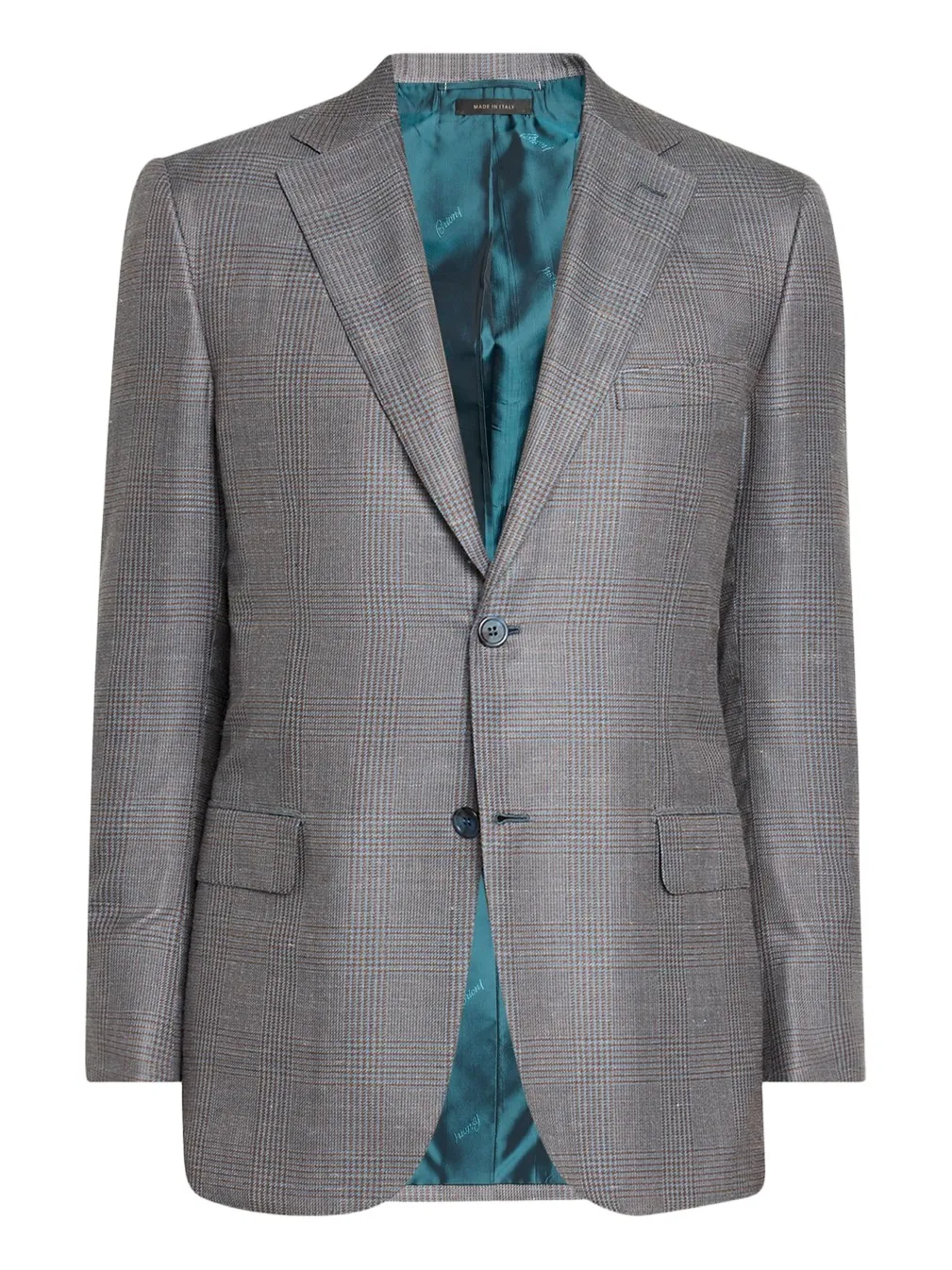 Men's Prince of Wales Single-Breasted Sport Coat