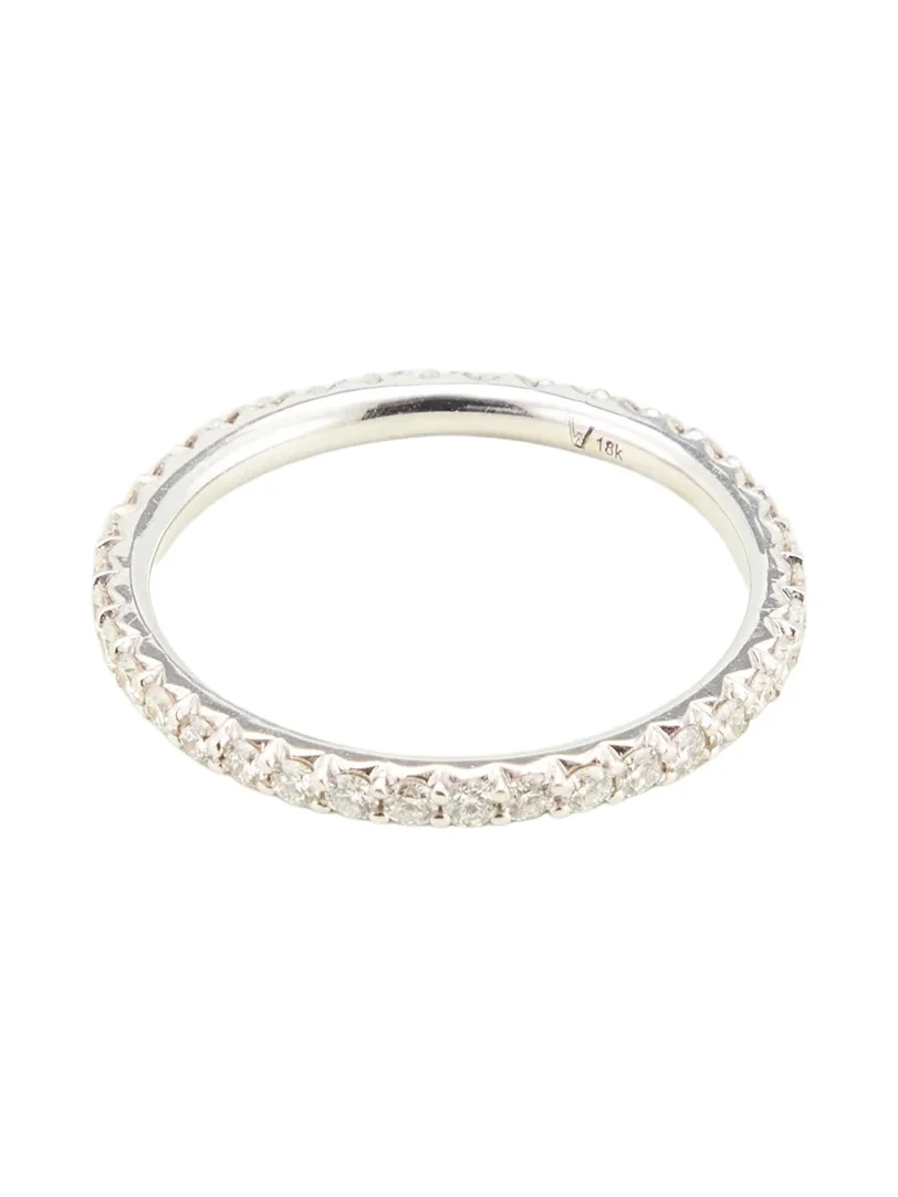 18K White Gold & 0.42 TCW Diamond Ring