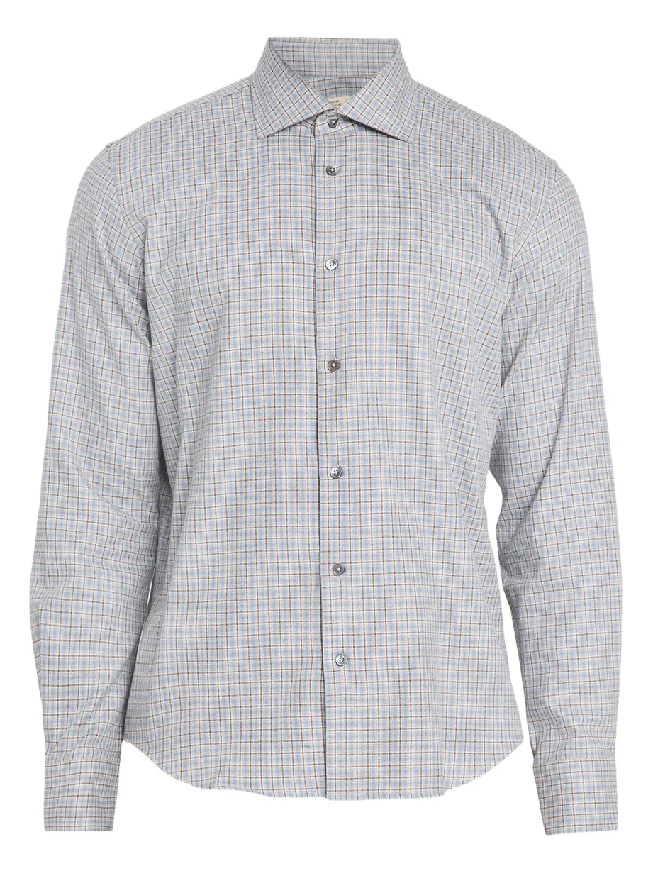 Baldassari Santini Plaid Cotton Shirt