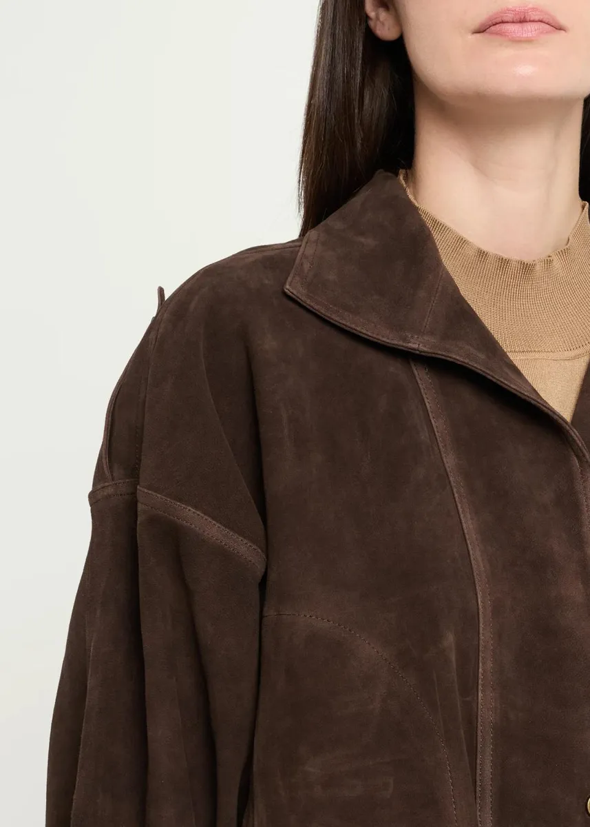 RE/DONE Debbie Belted Suede Jacket | Thumbnail 5