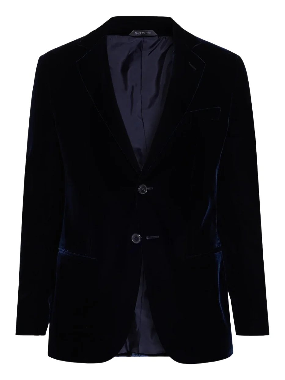 Giorgio Armani Men's Velvet Single-Breasted Velvet Dinner Jacket