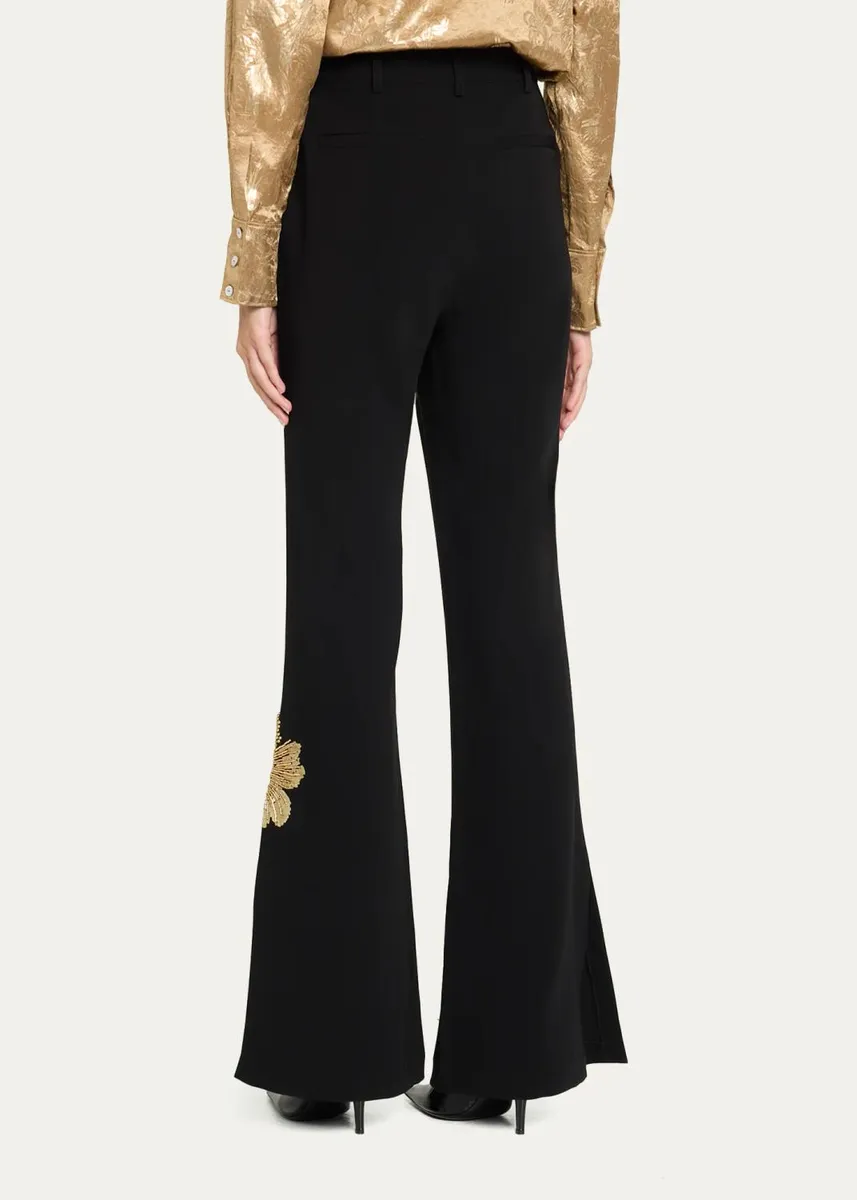 Cinq à Sept Gilded Peony Jax Pants | Thumbnail 3