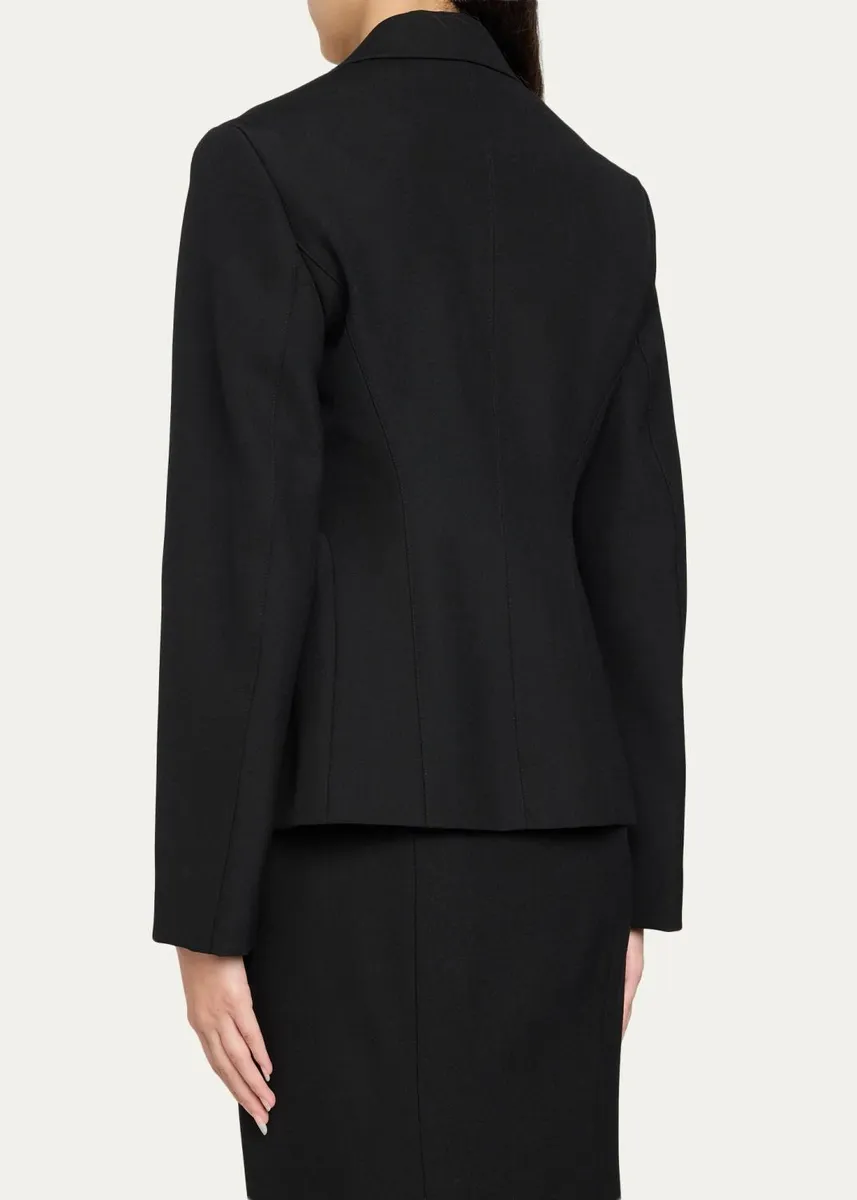 ALAÏA Double-Breasted Slim Tailored Jacket | Thumbnail 3 ALAÏA Double-Breasted Slim Tailored Jacket | Thumbnail 3