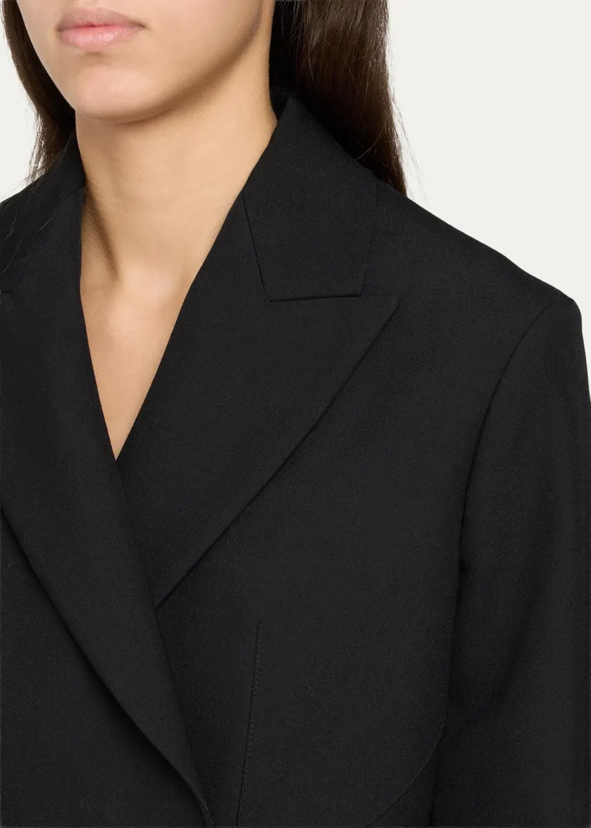 ALAÏA Double-Breasted Slim Tailored Jacket | Thumbnail 5 ALAÏA Double-Breasted Slim Tailored Jacket | Thumbnail 5