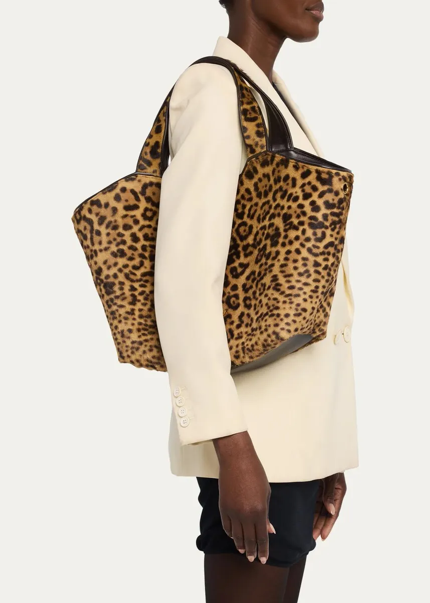 Saint Laurent Icare Medium YSL Calf Hair Tote Bag | Thumbnail 2 Saint Laurent Icare Medium YSL Calf Hair Tote Bag | Thumbnail 2