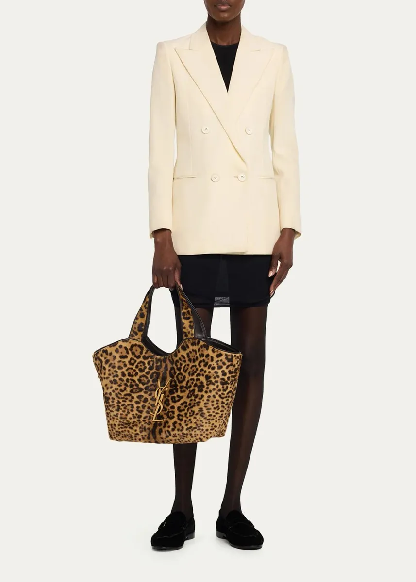 Saint Laurent Icare Medium YSL Calf Hair Tote Bag | Thumbnail 4 Saint Laurent Icare Medium YSL Calf Hair Tote Bag | Thumbnail 4