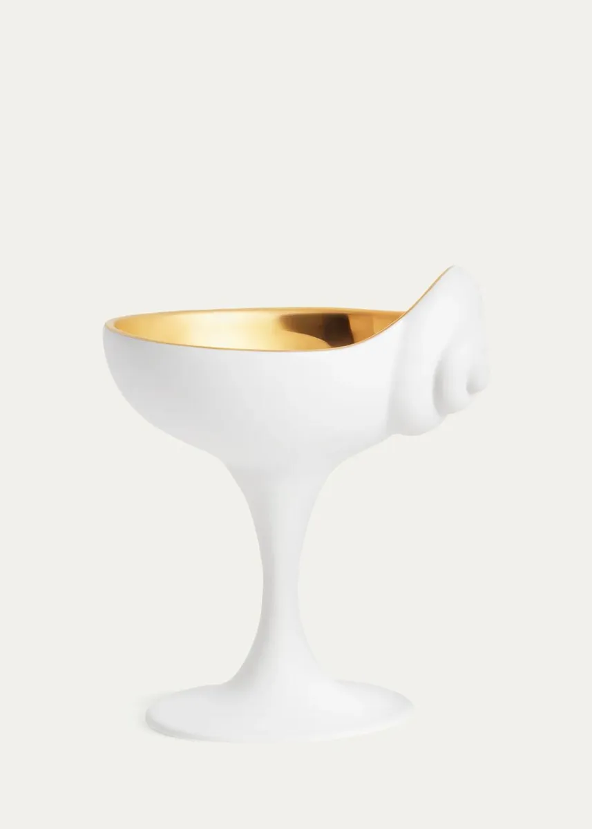 L'Objet x Jessica McCormack Shell 24K Gold-Plated Scoop Bowl | Thumbnail 2
