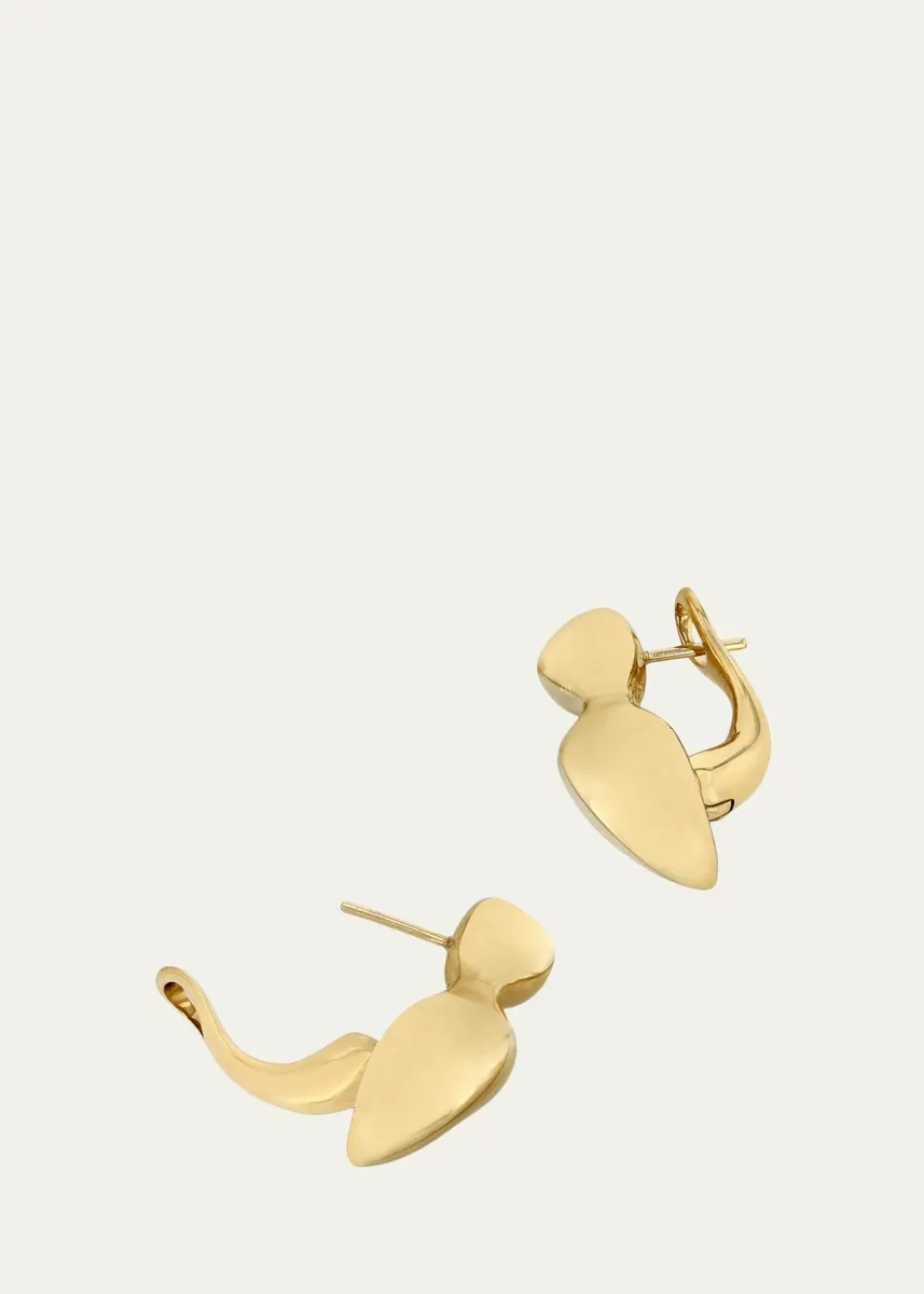 VRAM 18K Yellow Gold Cayrn Earrings | Thumbnail 4