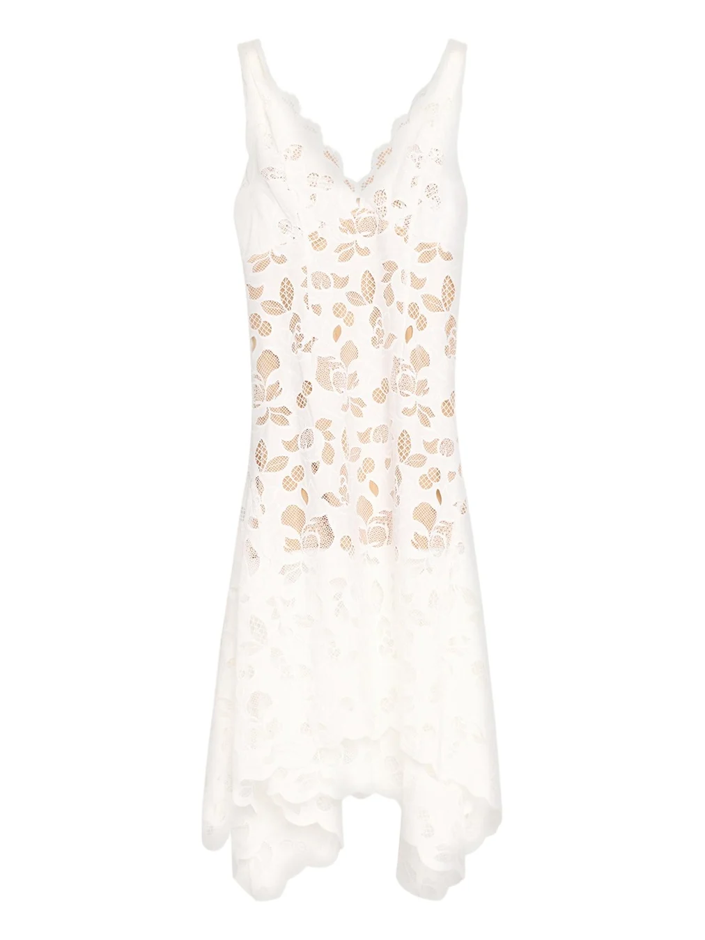 Eyelet Lace Double Strap Midi Dress Eyelet Lace Double Strap Midi Dress