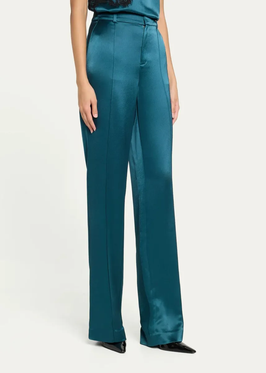 Cinq à Sept Jyn Satin Pants | Thumbnail 4 Cinq à Sept Jyn Satin Pants | Thumbnail 4