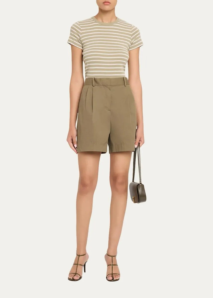 Vince Stripe Shrunken Tee | Thumbnail 2 Vince Stripe Shrunken Tee | Thumbnail 2