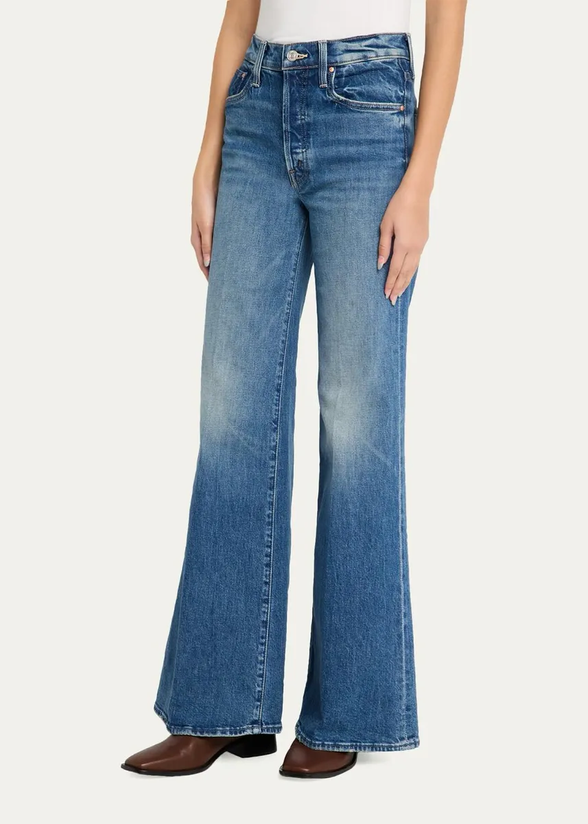 Mother The Tomcat Roller Sneak Wide-Leg Jeans | Thumbnail 4 Mother The Tomcat Roller Sneak Wide-Leg Jeans | Thumbnail 4