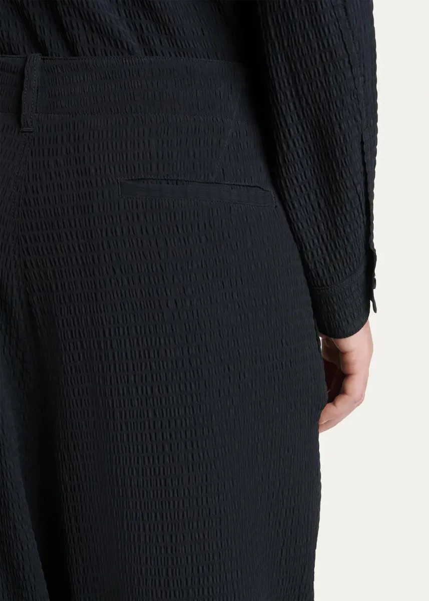 Giorgio Armani Men's Wool-Blend Slim-Fit Trousers | Thumbnail 5 Giorgio Armani Men's Wool-Blend Slim-Fit Trousers | Thumbnail 5