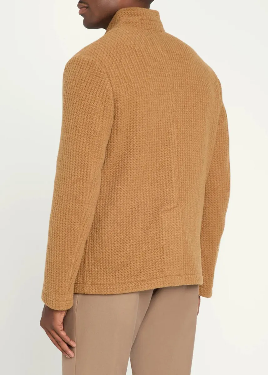 Baldassari Stendhal Textured-Weave Cotton Jacket | Thumbnail 3